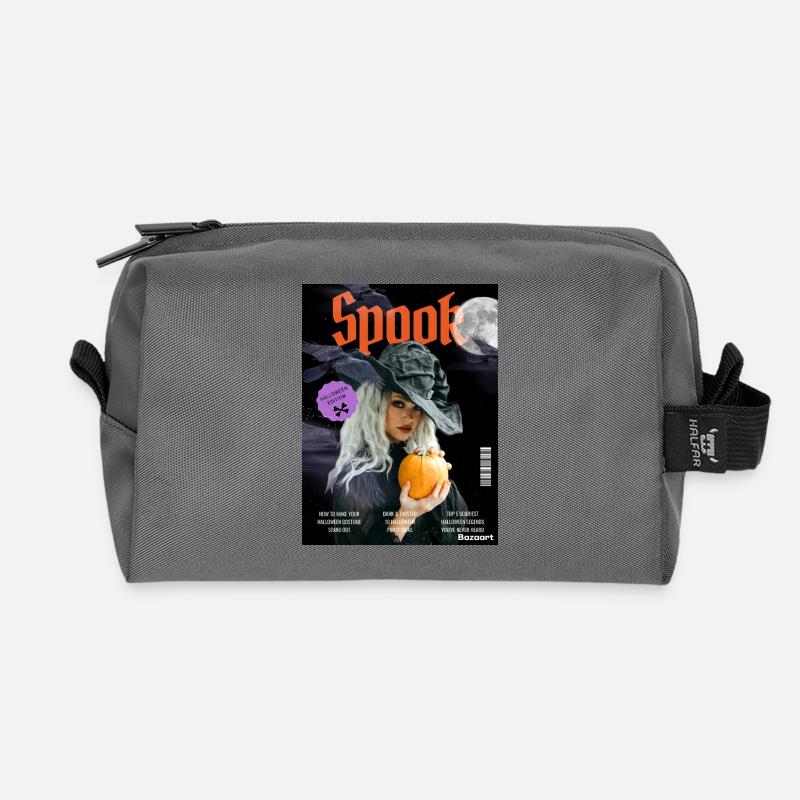 Couverture de magazine SPOOK - Trousse de toilette en tissu recyclé - anthracite