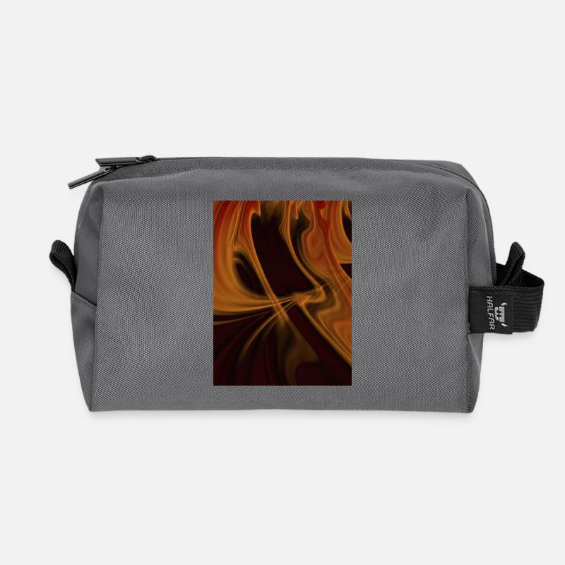 Wüste - Recycelte Kulturtasche - Anthrazit