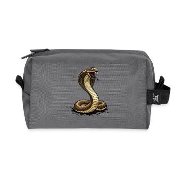 Cobra Royal Serpent Venimeux Strike - Trousse de toilette en tissu recyclé - anthracite - Devant
