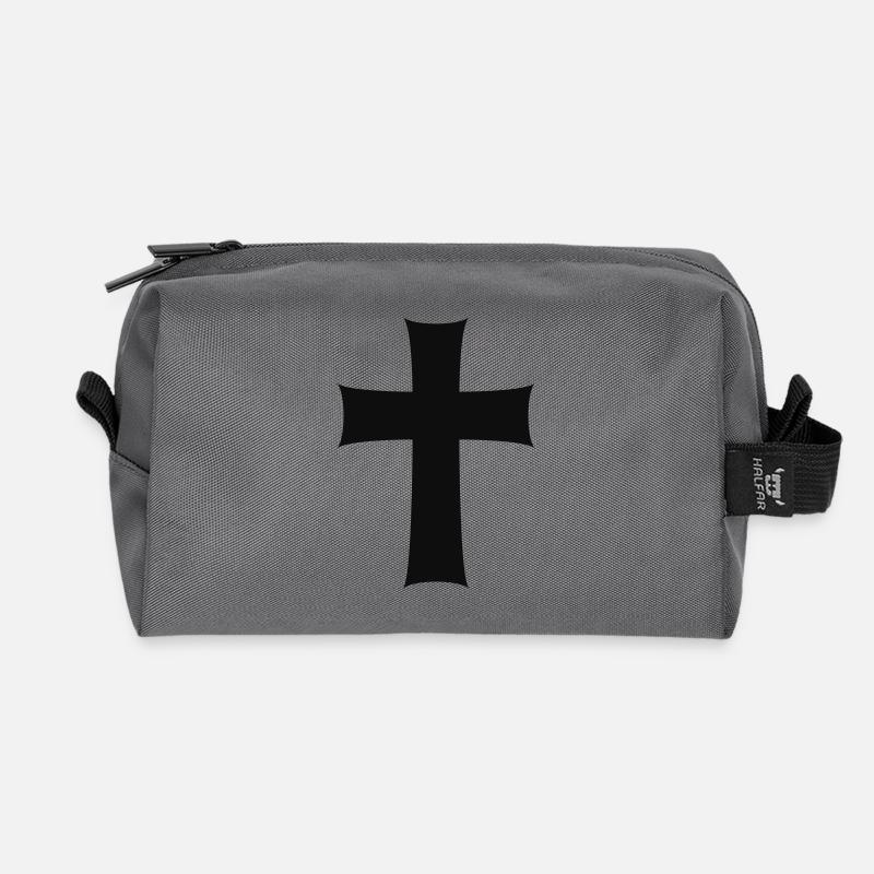 Intersection - Trousse de toilette en tissu recyclé - anthracite