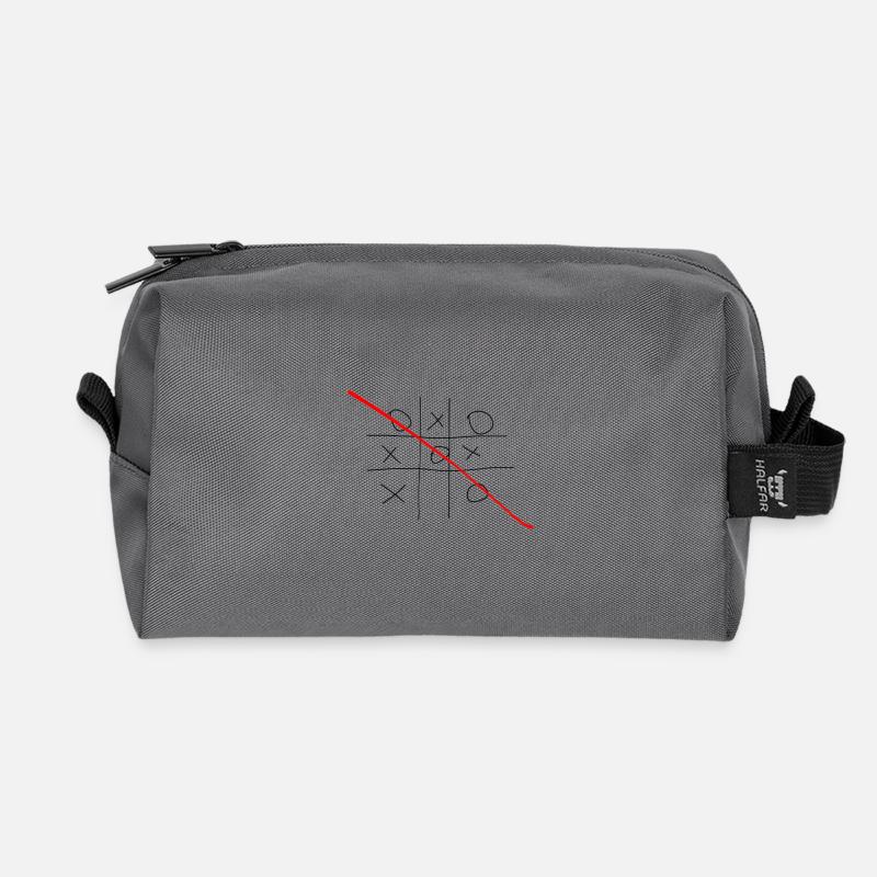 Kreuz Nul - Recycelte Kulturtasche - Anthrazit