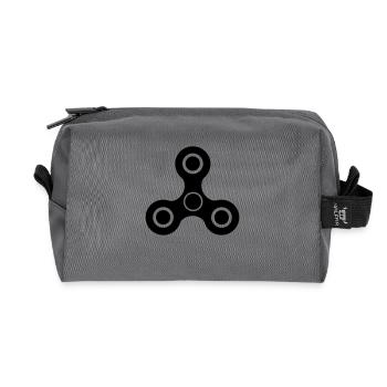 fidget spinner - Recycelte Kulturtasche - Anthrazit - Vorne