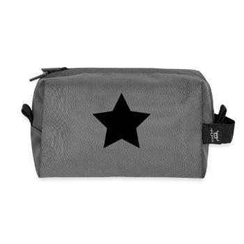 Stern - Recycelte Kulturtasche - Anthrazit - Vorne