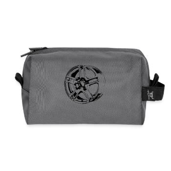 rim - Recycled Toiletry Zip Bag - anthracite - Front