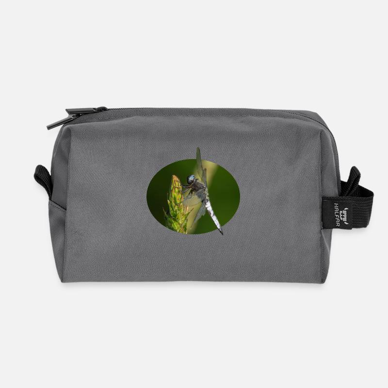 Libelle - Recycelte Kulturtasche - Anthrazit