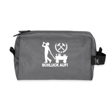 Siroter - Trousse de toilette en tissu recyclé - anthracite - Devant