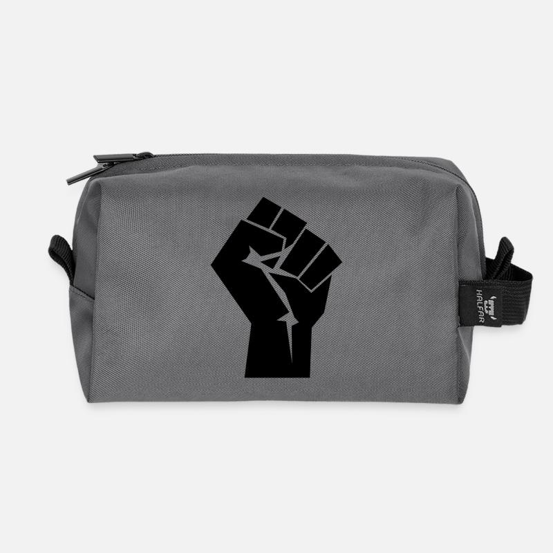 Kommunismus Faust - Recycelte Kulturtasche - Anthrazit