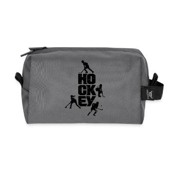 Hockey Enfants - Trousse de toilette en tissu recyclé - anthracite - Devant