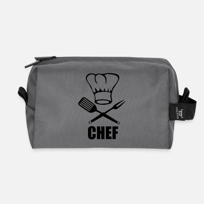 Kochen - Recycelte Kulturtasche - Anthrazit