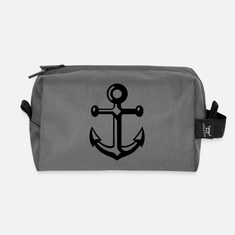 Anker - Recycelte Kulturtasche - Anthrazit