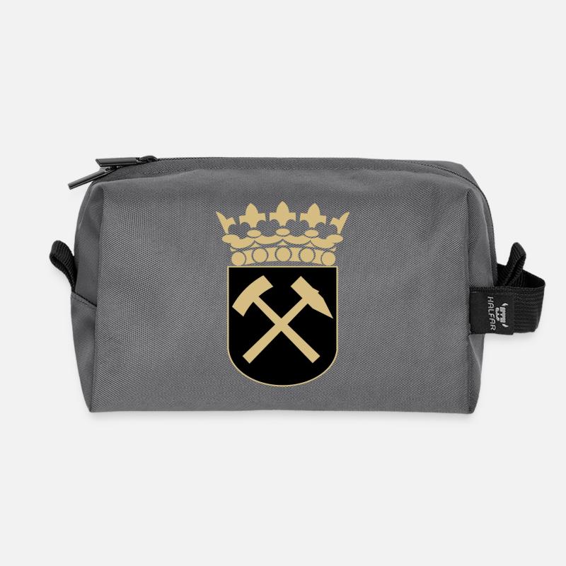 Ruhrpott Wappen klein - Recycelte Kulturtasche - Anthrazit