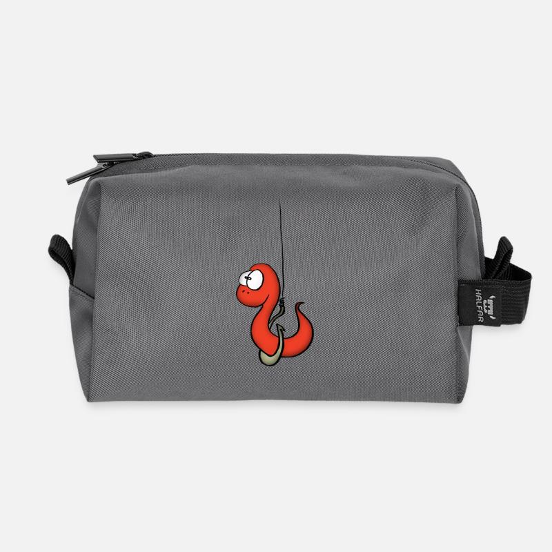 Wurm - Recycelte Kulturtasche - Anthrazit