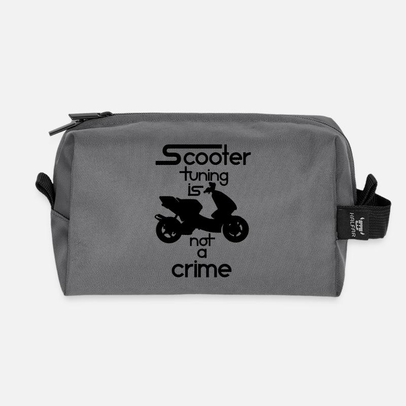 Scooter tuning is not a crime! Vol. III HQ - Recycelte Kulturtasche - Anthrazit