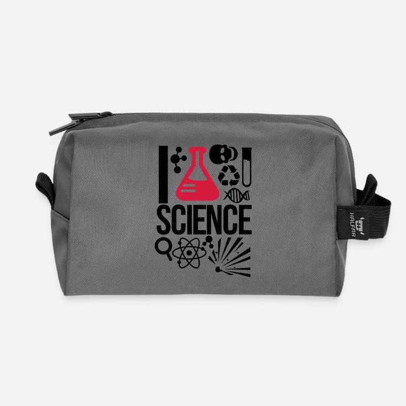 Wissenschaft - Recycelte Kulturtasche - Anthrazit