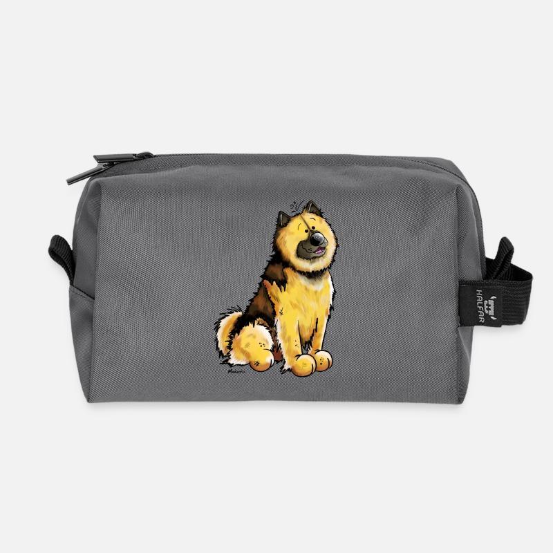 Stolzer Eurasier - Recycelte Kulturtasche - Anthrazit