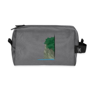 Cliff | Cliff - Recycled Toiletry Zip Bag - anthracite - Front