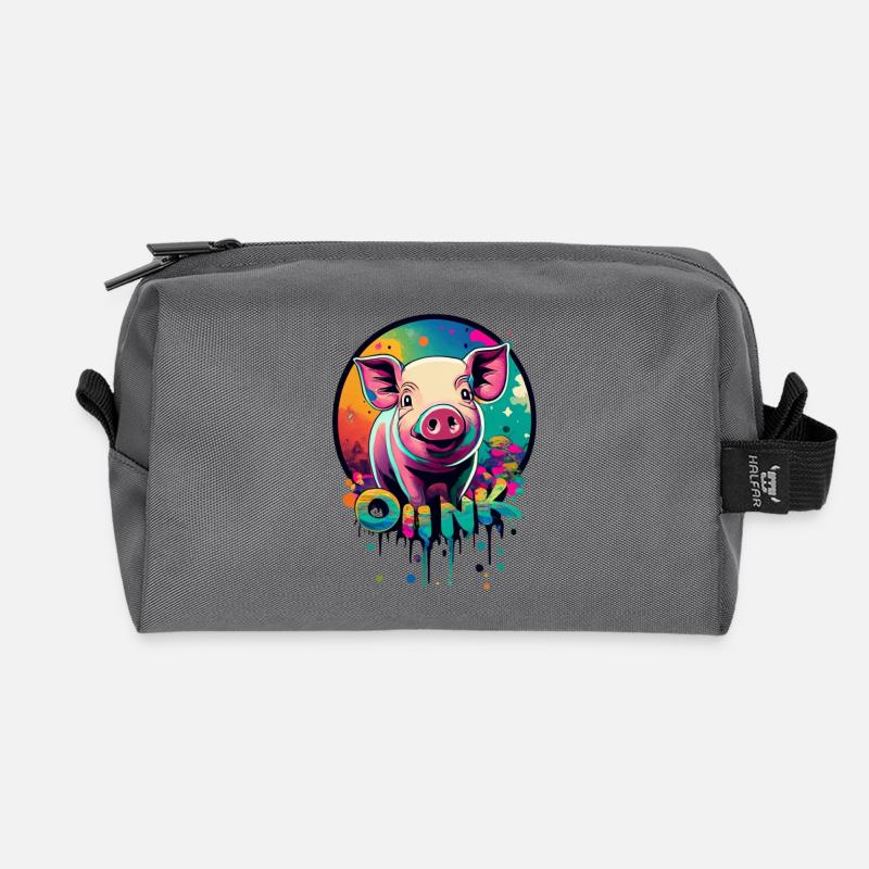 Oiink - Recycelte Kulturtasche - Anthrazit