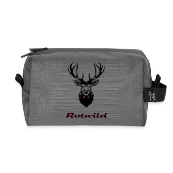 Rotwild - Recycelte Kulturtasche - Anthrazit - Vorne