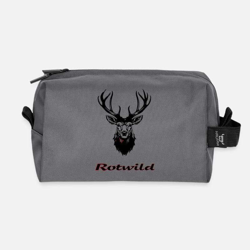 Rotwild - Recycelte Kulturtasche - Anthrazit