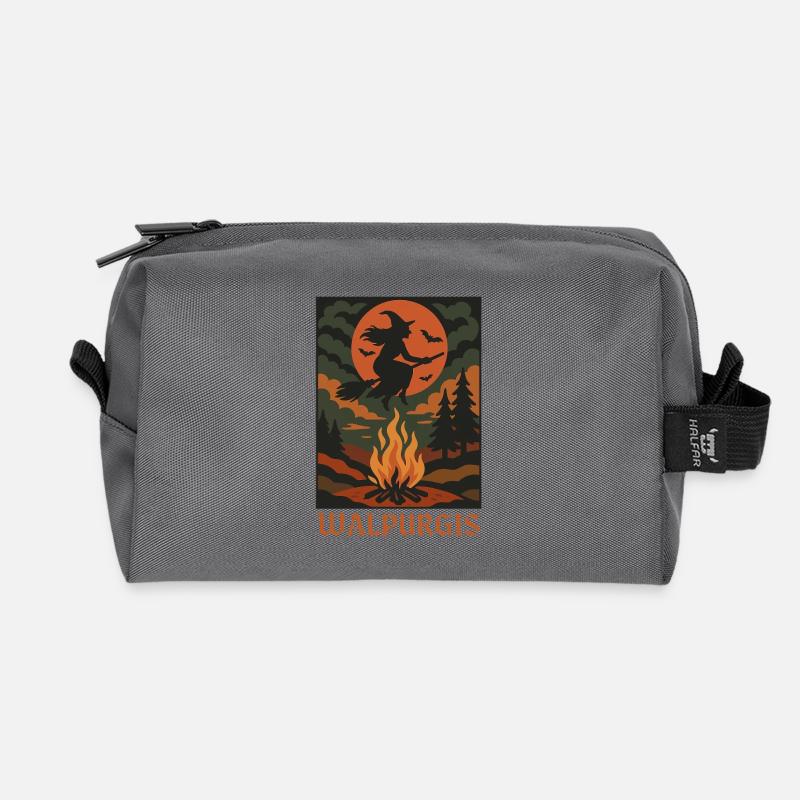 Walpurgisnacht - Recycelte Kulturtasche - Anthrazit