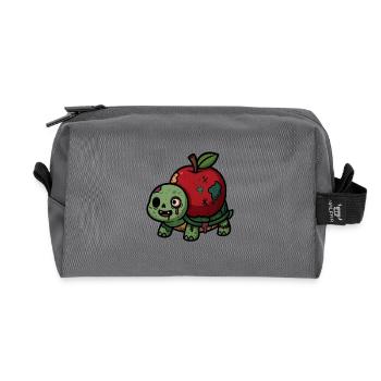 Crapaud zombie - Trousse de toilette en tissu recyclé - anthracite - Devant