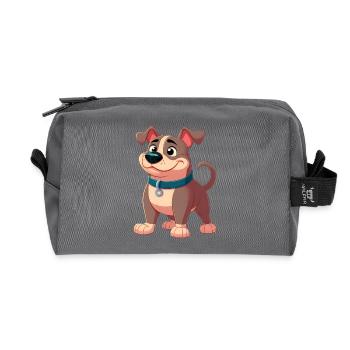 pitbull 4 - Trousse de toilette en tissu recyclé - anthracite - Devant