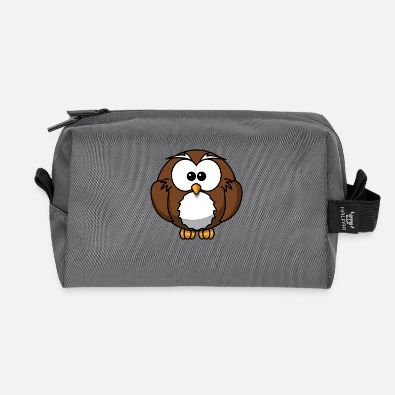 penguin113 - Recycelte Kulturtasche - Anthrazit