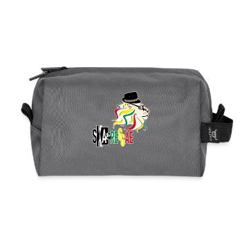 Ska & Reggae - Trousse de toilette en tissu recyclé - anthracite - Devant