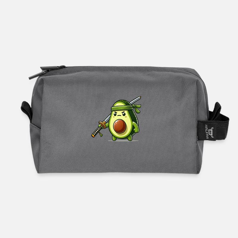 avocado samurai - Recycelte Kulturtasche - Anthrazit