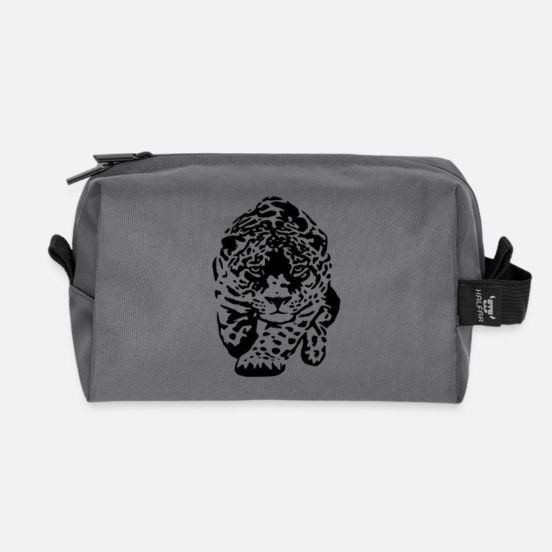jaguar - Recycelte Kulturtasche - Anthrazit