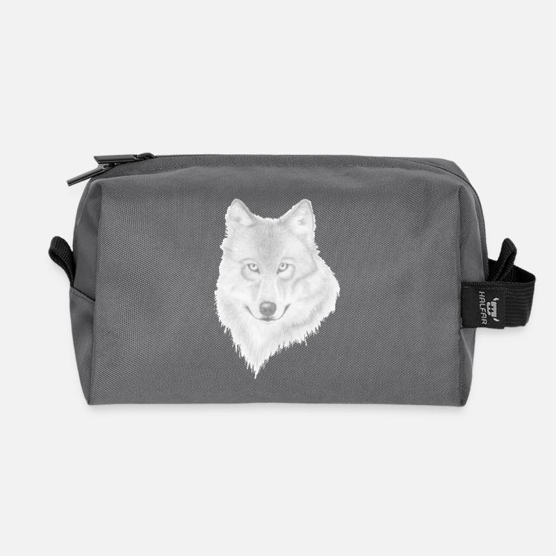 Wolf - Recycelte Kulturtasche - Anthrazit