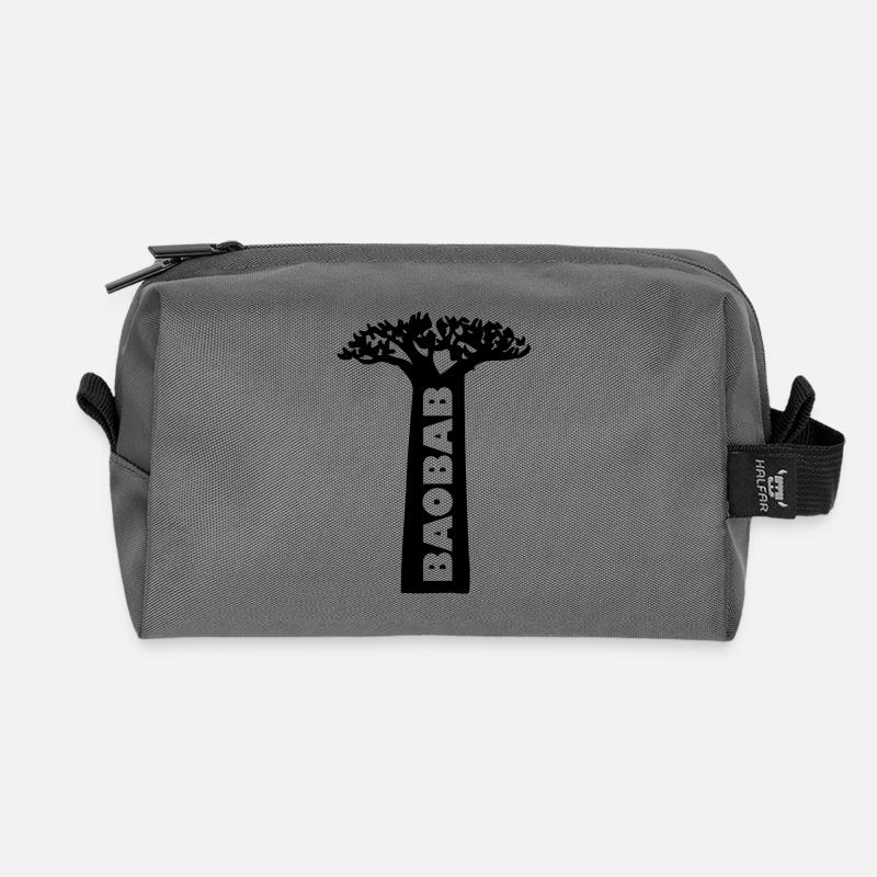 Baobab blak - Recycelte Kulturtasche - Anthrazit