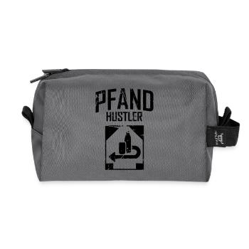 Pfand Hustler - Recycelte Kulturtasche - Anthrazit - Vorne