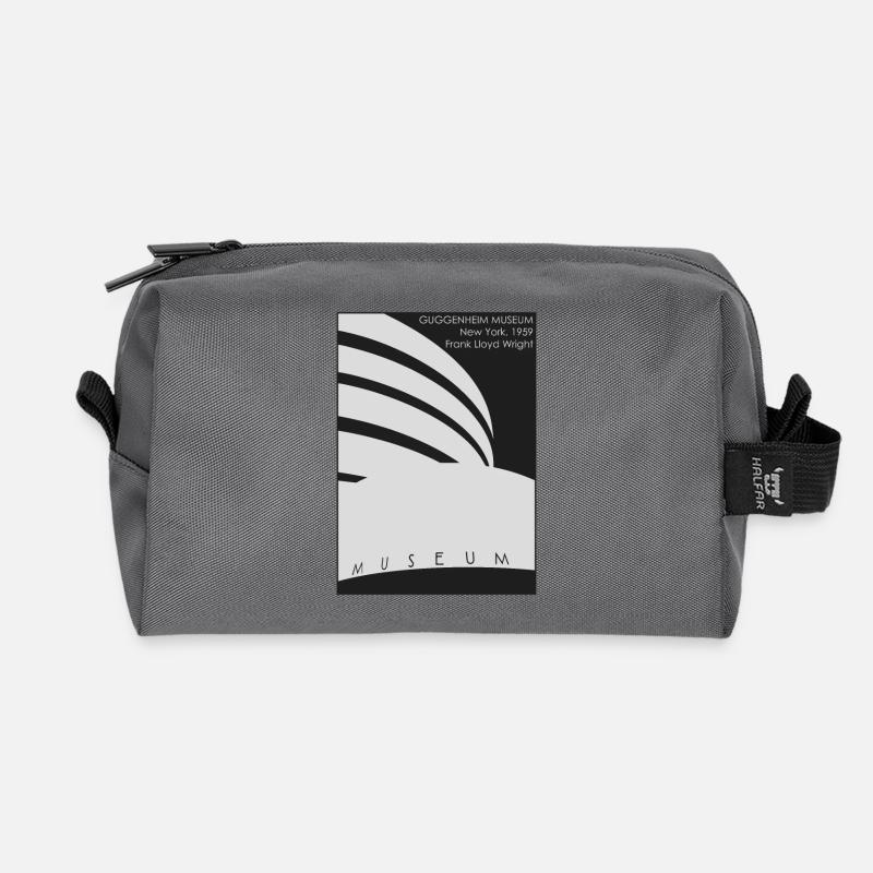Moderne Architektur: Guggenheim Museum - Recycelte Kulturtasche - Anthrazit