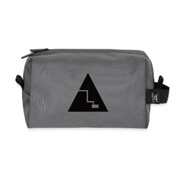 Pyramide - T-Shirt Design - Recycelte Kulturtasche - Anthrazit - Vorne