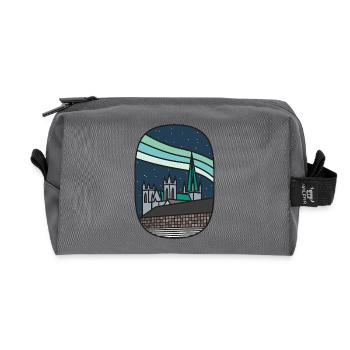 Nidaros Domen - Trousse de toilette en tissu recyclé - anthracite - Devant