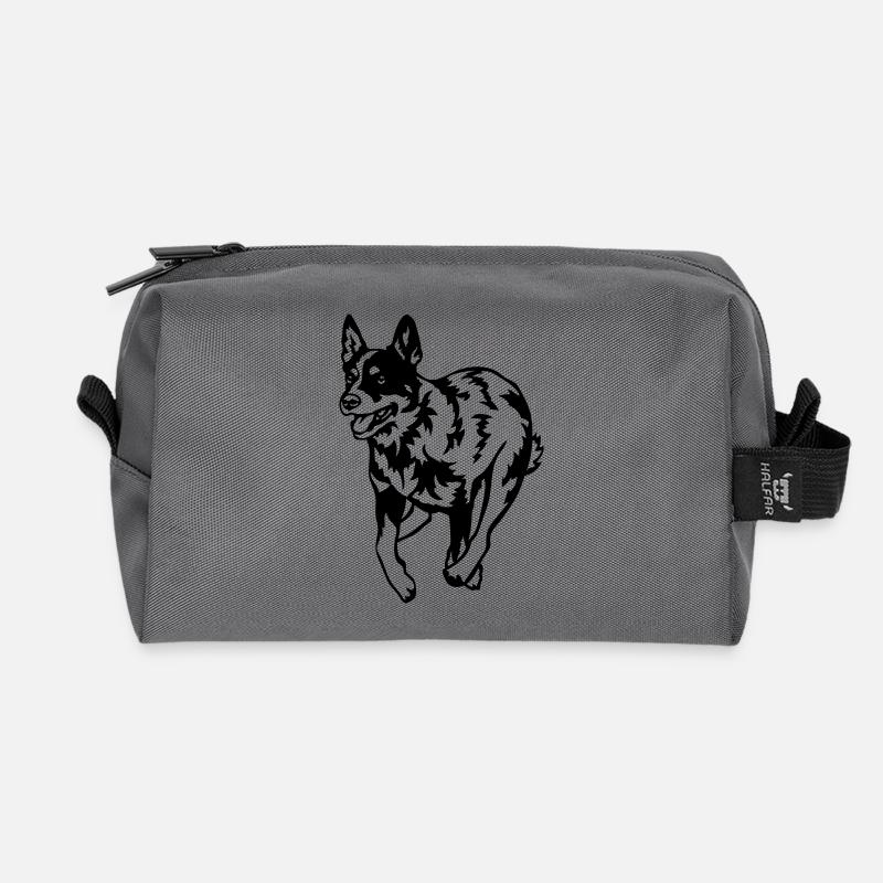 Australian Cattle Dog - Recycelte Kulturtasche - Anthrazit