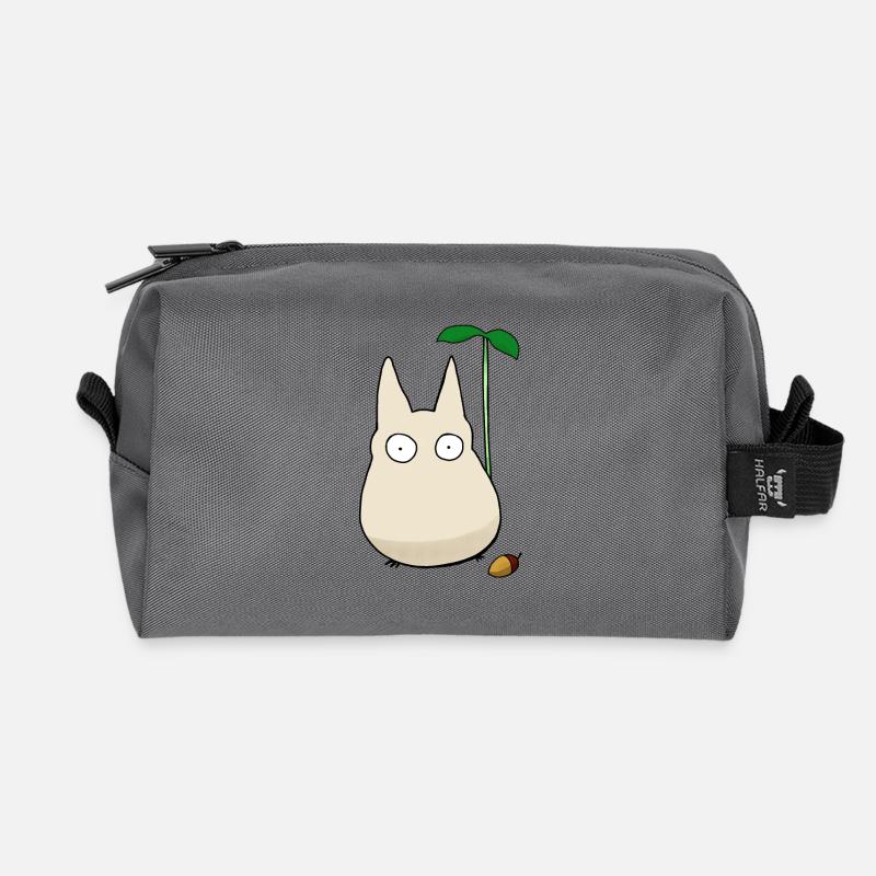 A good sprite. - Recycled Toiletry Zip Bag - anthracite