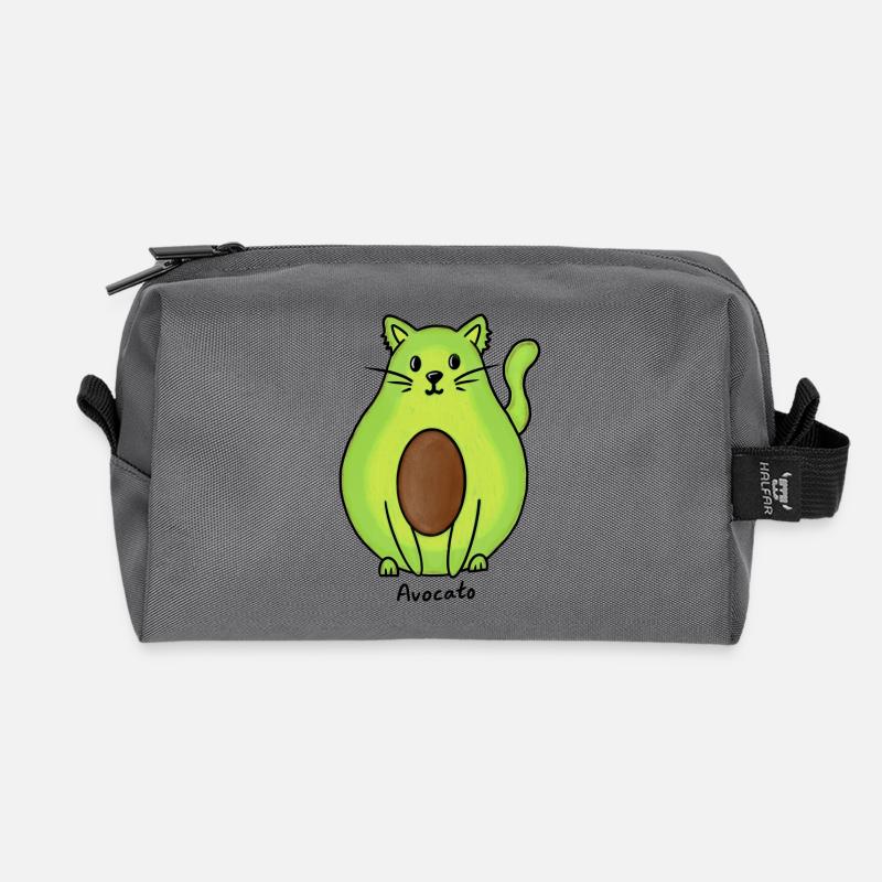 Avocato - Recycelte Kulturtasche - Anthrazit