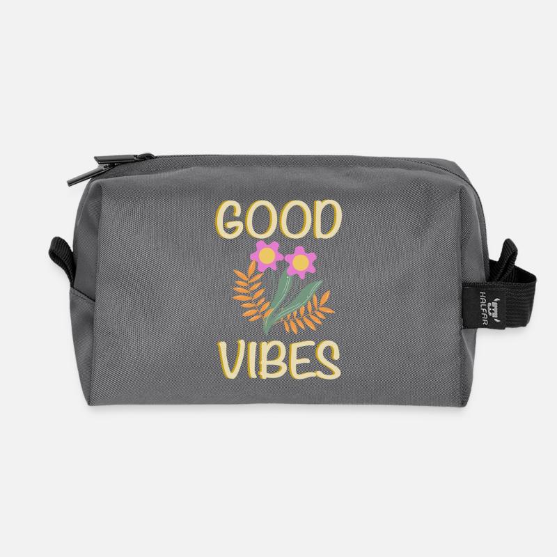 Summer things - Recycelte Kulturtasche - Anthrazit