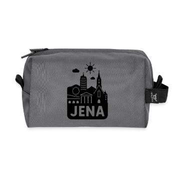 jena silhouette - Recycelte Kulturtasche - Anthrazit - Vorne