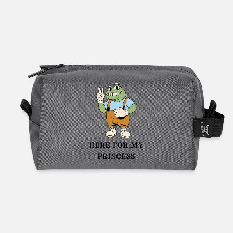 Frosch Peace-Latzhose - Recycelte Kulturtasche - Anthrazit