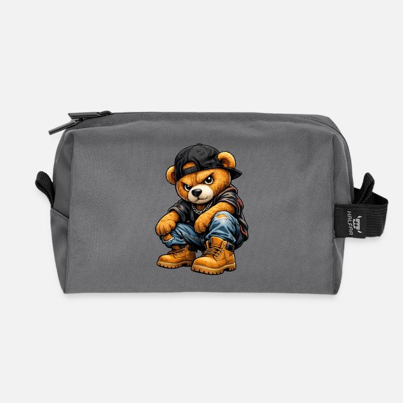 Streetbear - Recycelte Kulturtasche - Anthrazit