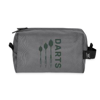 Darts Design Green avec des fléchettes - Trousse de toilette en tissu recyclé - anthracite - Devant