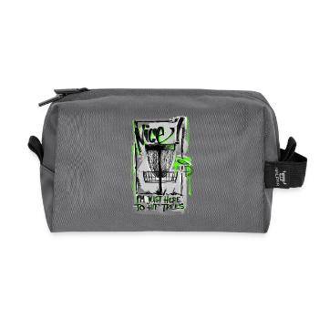 DiscGolf  - Recycelte Kulturtasche - Anthrazit - Vorne