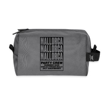 Mallorca 2026 Party Crew Summer 2026 - Recycelte Kulturtasche - Anthrazit - Vorne