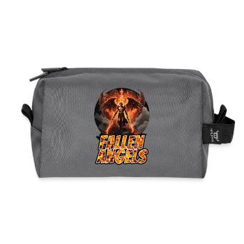 Angel - Recycled Toiletry Zip Bag - anthracite - Front