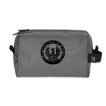 irish republican - Recycled Toiletry Zip Bag - anthracite - Front