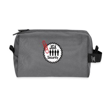 Junggesellenabschied - Recycelte Kulturtasche - Anthrazit - Vorne
