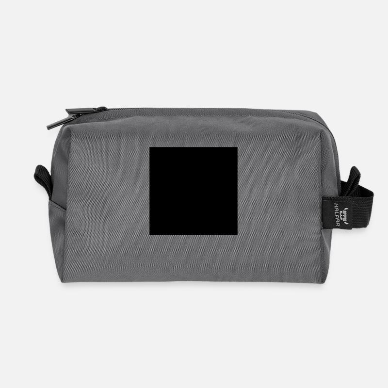 Square - Recycled Toiletry Zip Bag - anthracite